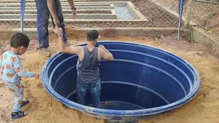 Piscina fácil com caixa d'água de 3000 litros