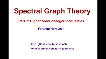 Part 7: higher order cheeger inequality