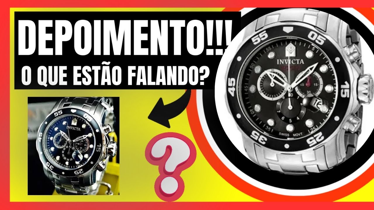 RELÓGIO INVICTA 0069 DE PULSO MASCULINO AÇO INOX PRETO ORIGINAL REVIEW 2026 ⌚🔥