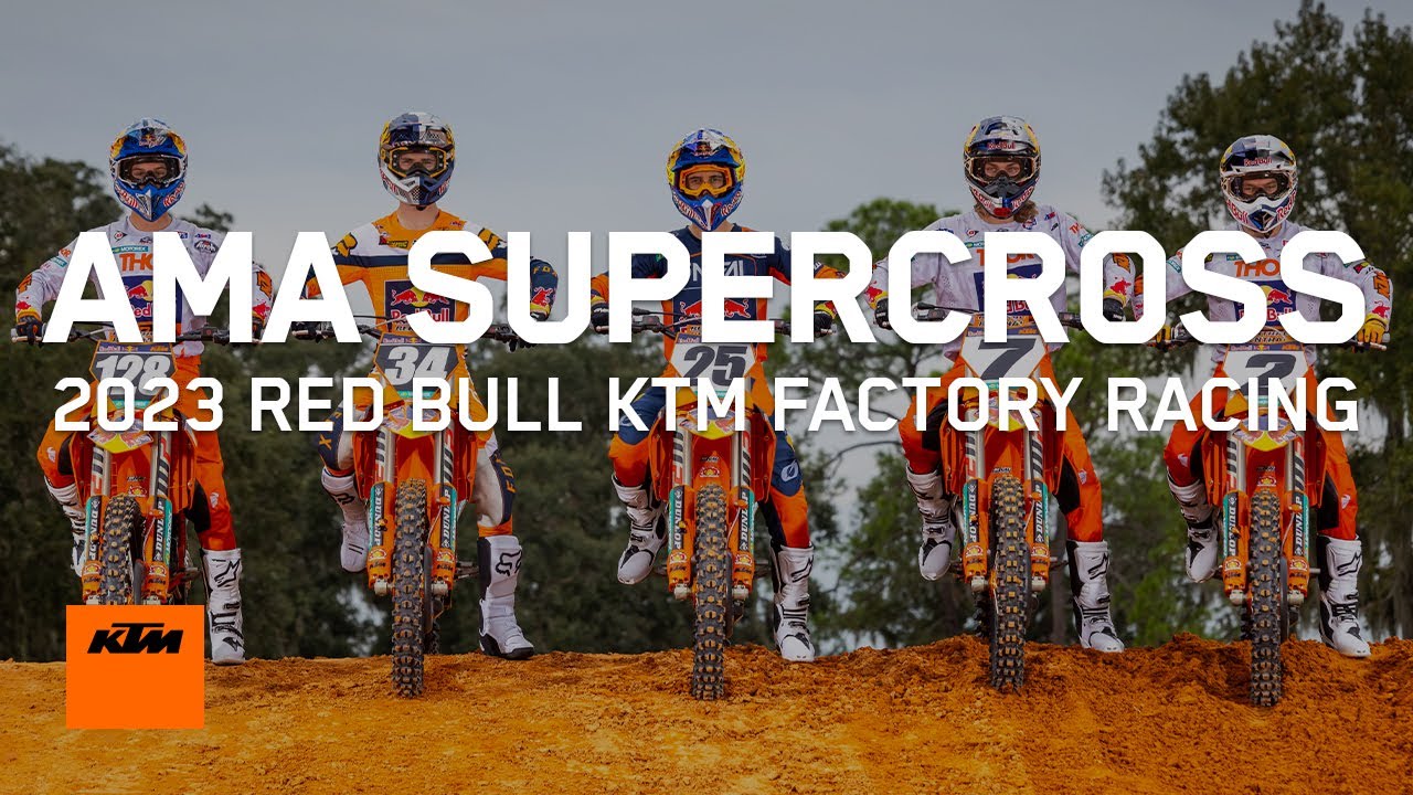 Four-rider Red Bull KTM Factory Racing line-up set for 2023 Pro Motocross  season - MX Vice