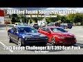 Ford Fusion Sport vs Dodge Challenger Scat Pack