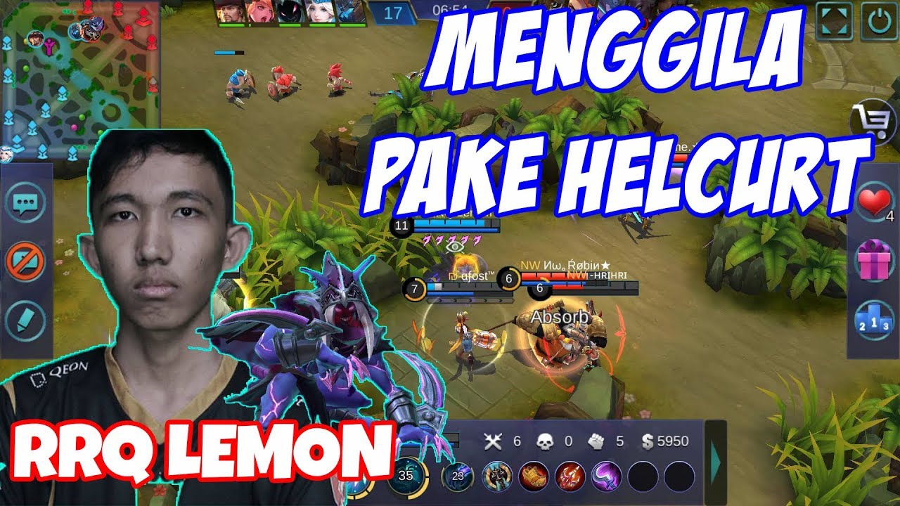 RRQ LEMON (KAGURA TERGILA) MENGGILA PAKE HELCURT