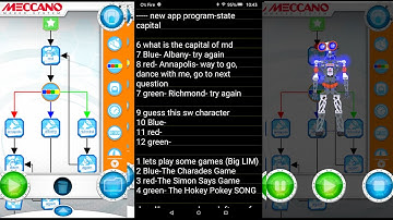 MeccaNoid - New App Example 8 - All of the Features - G15, 2.0, G15ks & XL 2.0