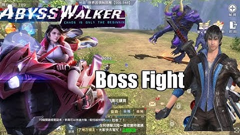 Abysswalker | Boss fight  Android  Gameplay | New MMORPG Open World