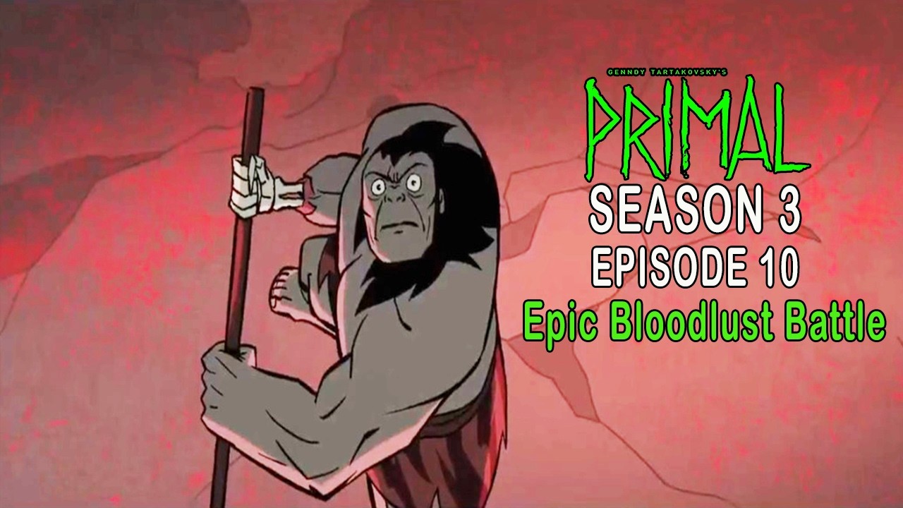 Анонс 10-й серии финала 3-го сезона Primal: Эпическая битва, полная кровожадности.
