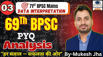 Data Interpretation (DI) Paper Full Solution & Analysis of 69th BPSC GS Paper-1 Mains | 100% Correct