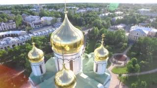 Город Пушкин | Собор Святой Екатерины (аэросъемка) Город Пушкин | Собор Святой Екатерины (аэросъемка)