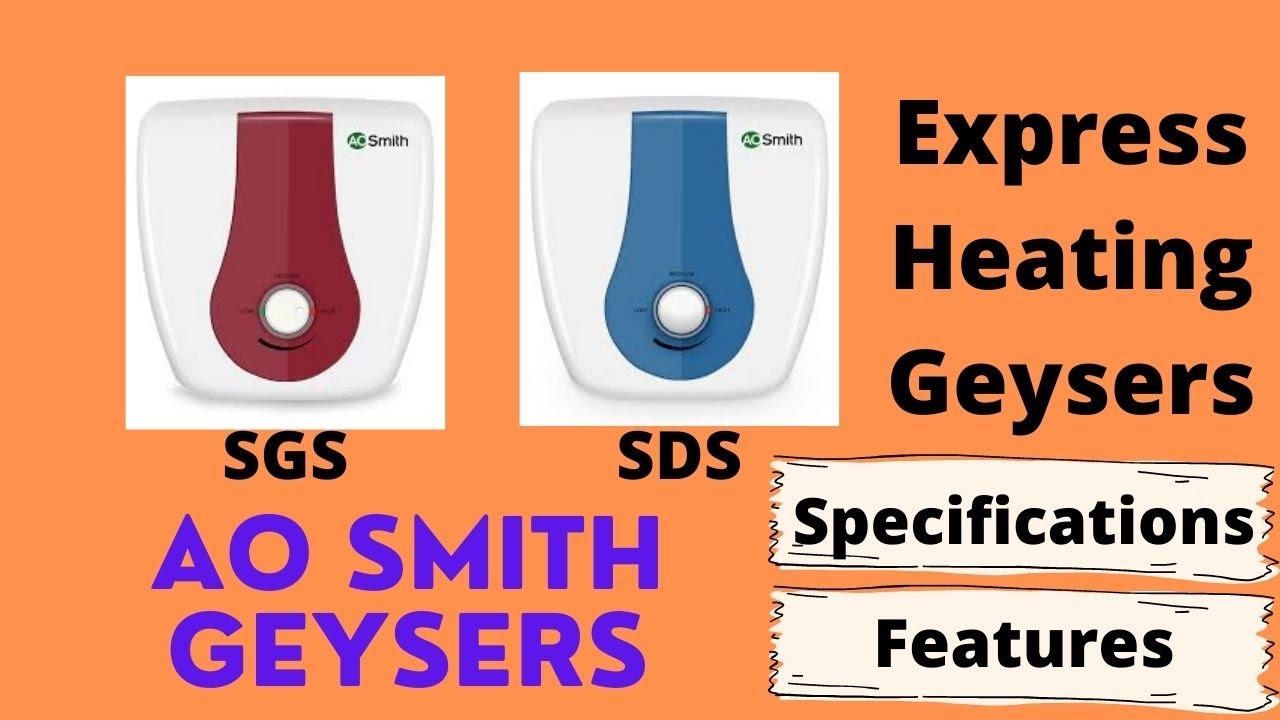 AO Smith Geyser 3KW l Express Heating l Popping Sound Reason l SDS vs