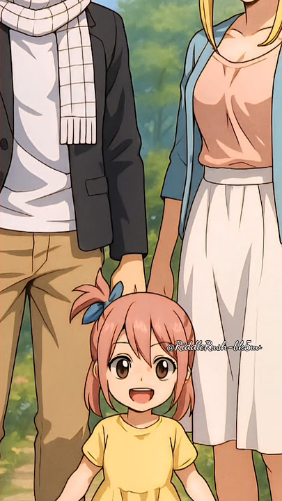 Fairy tail couple X Their Baby | #anime #fairytail #animeedit #fairytales #lucy #riddlerush #shorts