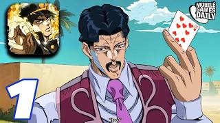 JoJo's Bizarre Adventure: GS - Gameplay Walkthrough Part 1 - Chapter 1 (iOS Android)