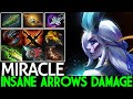 MIRACLE [Drow Ranger] Crazy Multishot Damage Next Level Plays Dota 2