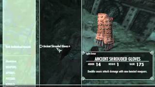 Adventures in Skyrim 018 - Ancient Shrouded Armor