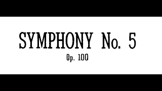 Prokofiev Symphony No. 5 in B-flat Major, Op. 100