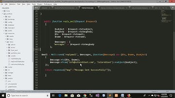 Sending E-Mail by Laravel PHP framework for Advance learners