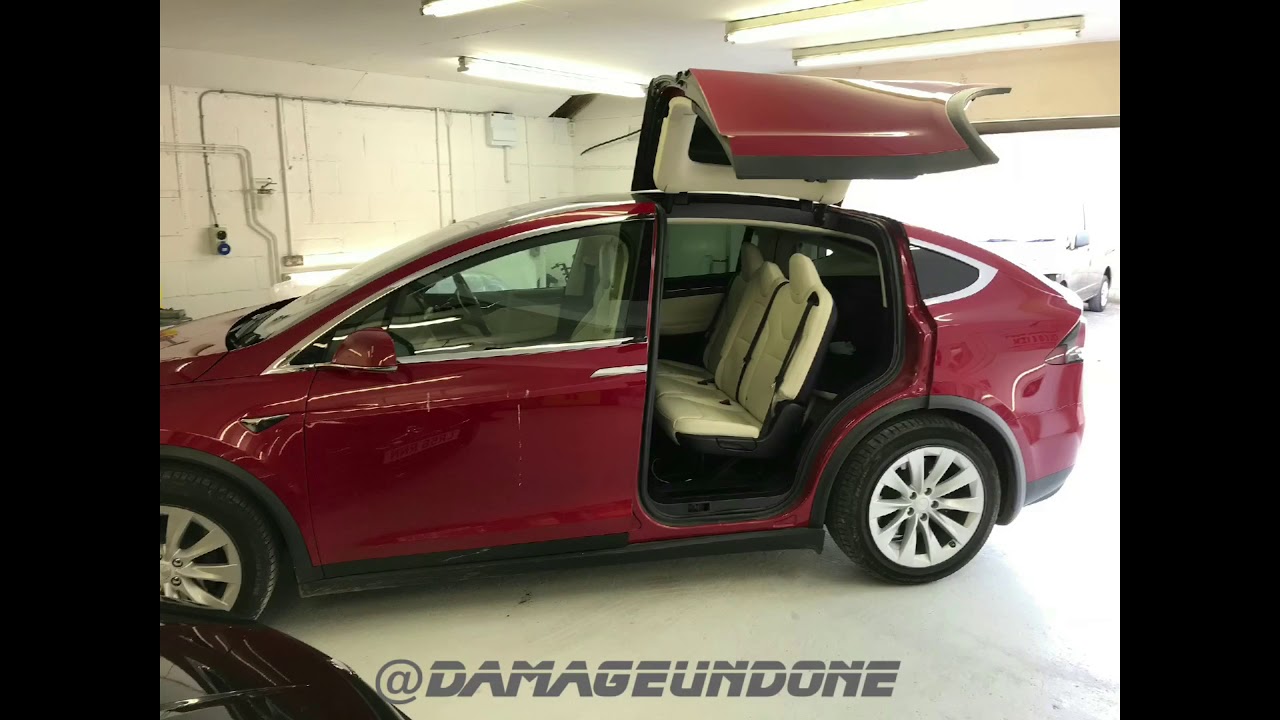 Tesla model x leather seat repair