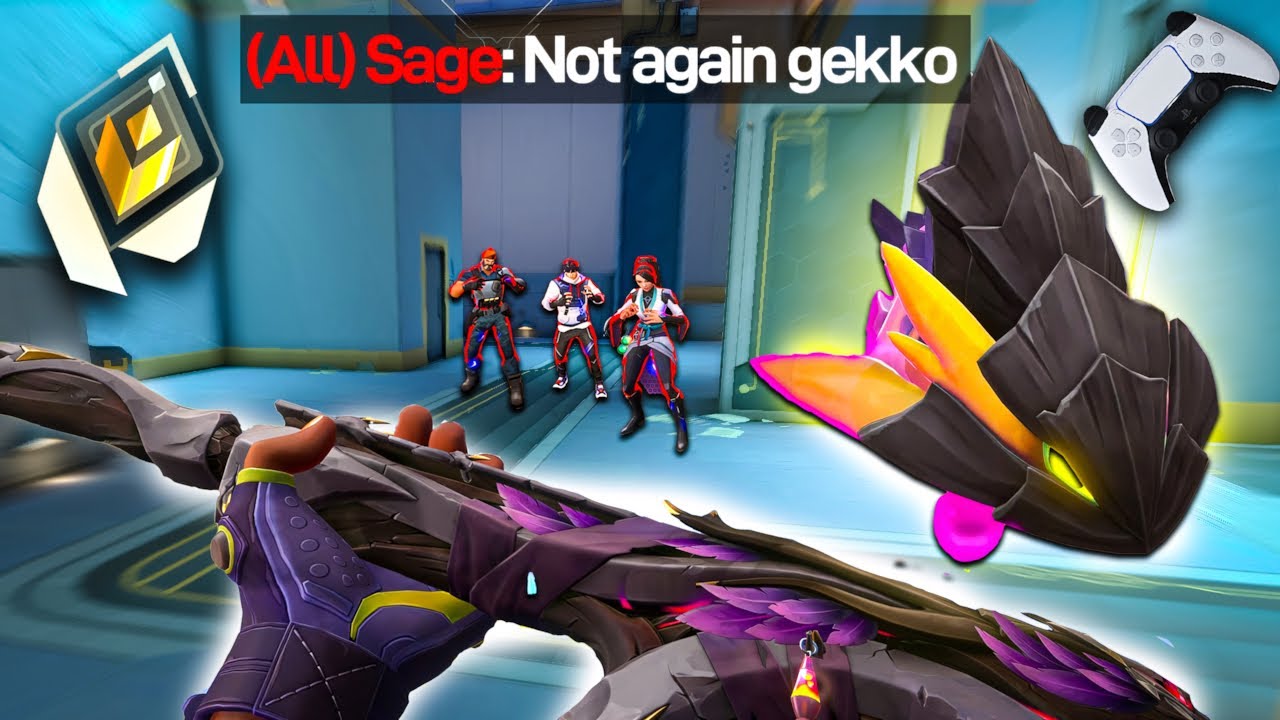 Gekko is the NEW DUELIST in CONSOLE Valorant RANKED!