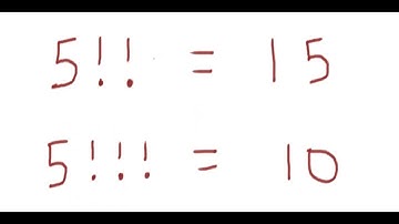Understand how to solve double and triple factorial problems in 3 minutes