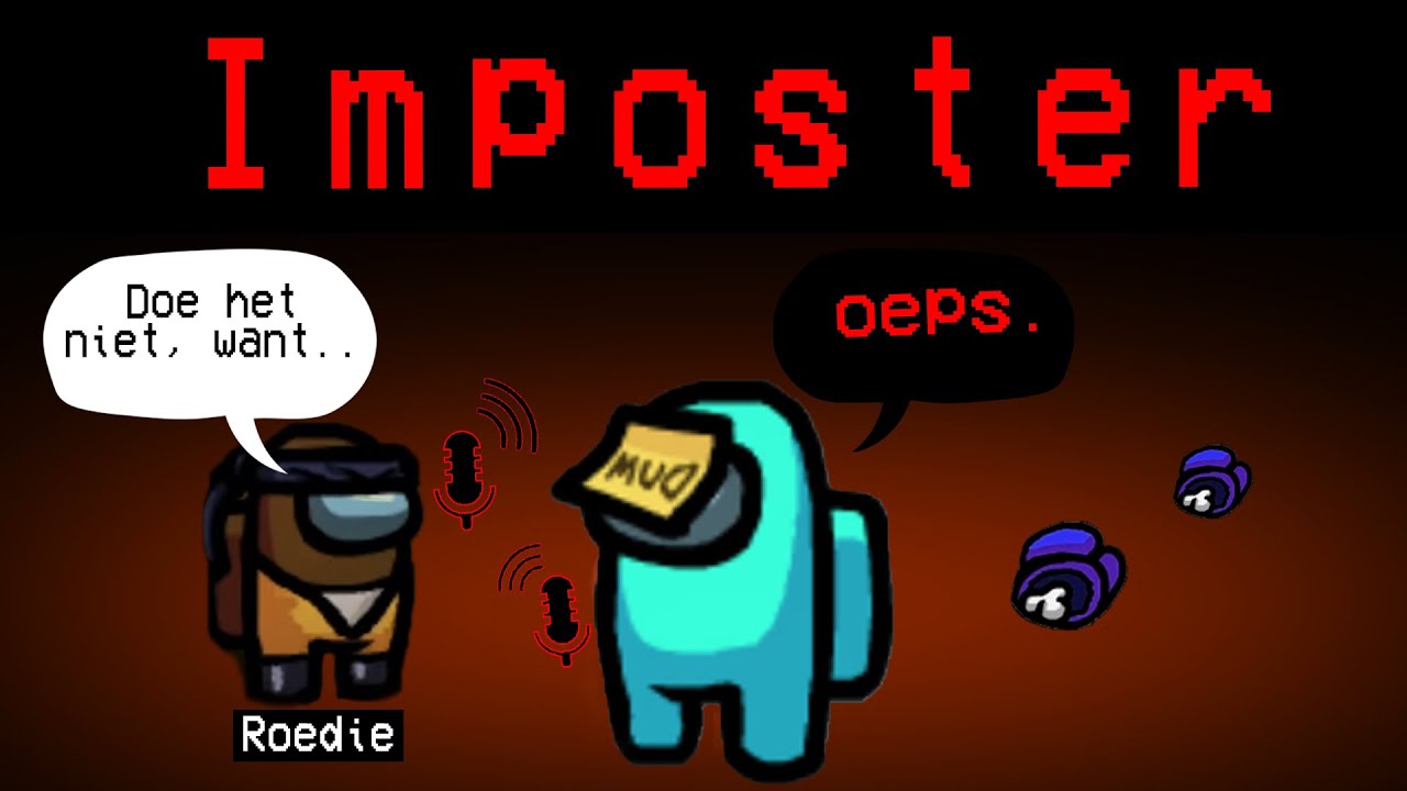 DE IMPOSTER HAD MOETEN LUISTEREN NAAR MIJ! (Among Us Nederlands)