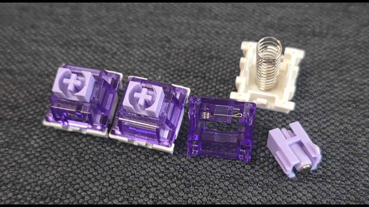 XUDA Electonic Pulple Magnetic(紫磁軸) Sound & Wobble Test - YouTube