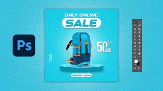 How to Design  Bag for Ads | Social Media Ads Banner | Photoshop screenshot 4