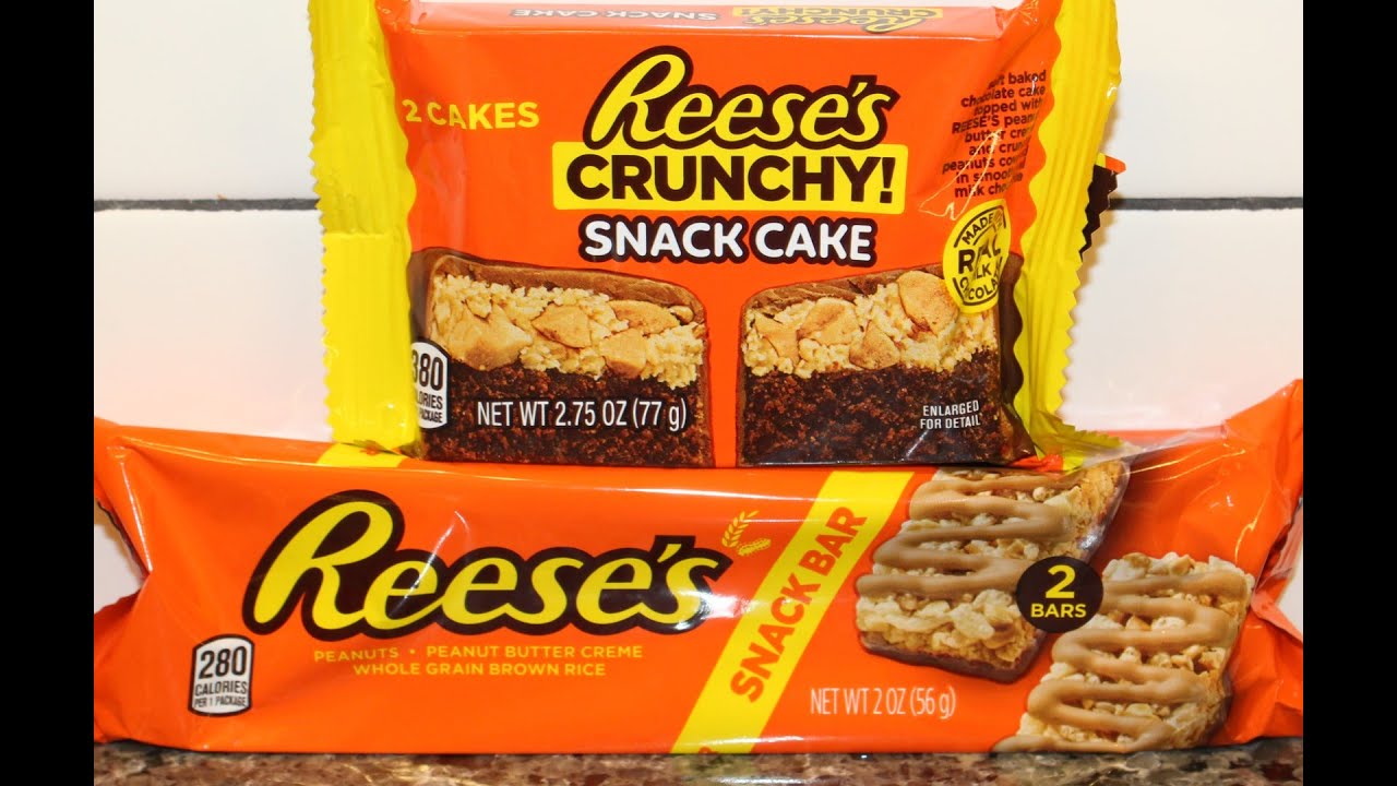 Reese’s Crunchy Snack Cake & Reese’s Snack Bar Review YouTube