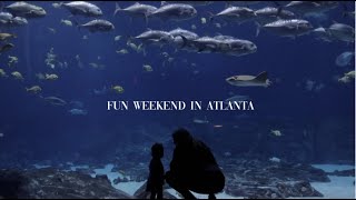 vlog: first trip to the aquarium + exploring downtown atlanta + avalon at alpharetta + zara haul