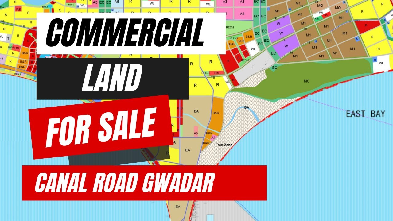 Commercial Road Front Land For Sale in Gwadar City