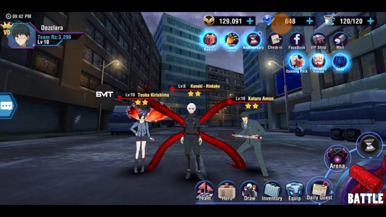 Tokyo Ghoul Dark War Mod Menu Apk YouTube