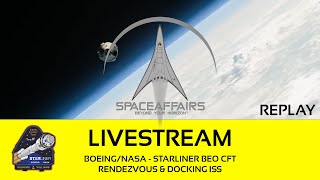 Boeing/NASA - Starliner BOE CFT - Rendezvous & Docking ISS - June 6, 2024