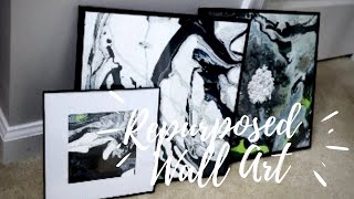 DIY Project under an HOUR | Repurposed Wall Art | Alexis Nichole