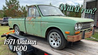 Will it run? Brian’s 1971 Datsun 521 mini truck. Low compression. No spark