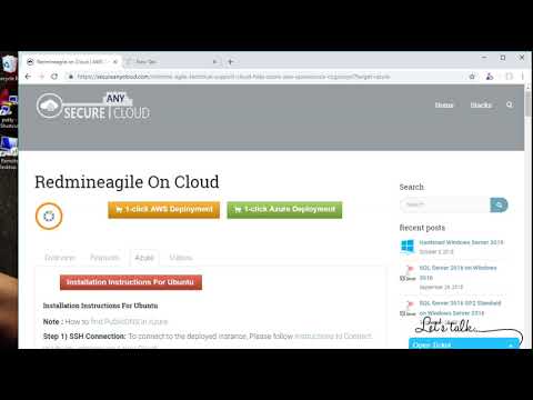 Secured REDMINEAGILE on Ubuntu 14.04 LTS - Deploy on Azure , AWS and Google Cloud Platform.