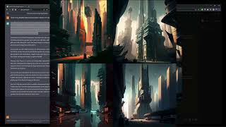 Photo-Realistic Sci Fi City Midjourney Prompt screenshot 1