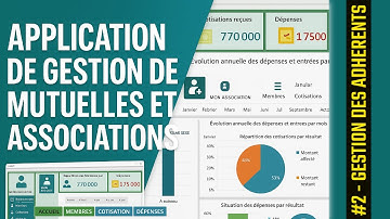 Comment créer une application Excel VBA pour gérer cotisations et adhésions, Associations, Mutuel #1