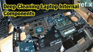 How To Deep Cleaning Dell Precision 7540 Laptop Internal Components | refix #48
