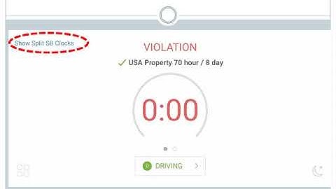 SLEEPER BERTH SPLIT ON THE MOTIVE ELD (KEEP TRUCKIN) AP