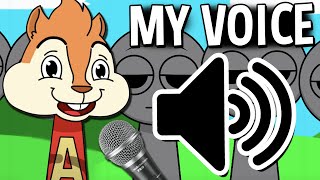 SPRUNKI ALVIN BUT WITH MY VOICE 😂
