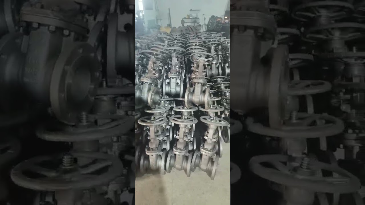 800 PCs ASME WCB  gate valves ready paint