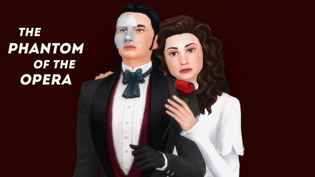 Phantom Of The Opera Sims 4 Cas Youtube - roblox phantom of the opera mask