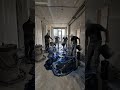 🌊 Deep Ocean Trench Epoxy Floor Transformation |Luxury Studio Apartment Makeover #epoxyfloor #design