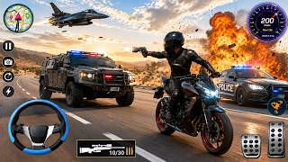 🚓 Police Car Chase Simulator 3D – Real City Cop Pursuit Gameplay (Android) screenshot 3