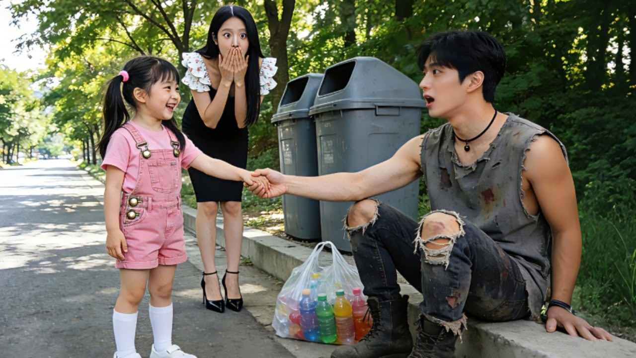 ลูกน้อยกับแม่ใจดีรับชายขอทานไร้บ้าน…ใครจะคิดว่าเขาคือ CEO ที่จะเอาทุกอย่างคืน!รัก!#drama