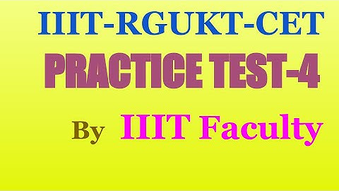 AP IIIT/ RGUKT CET / Quiz-4 / Practice Test -4   Physics  - Electric Current  ( Important )