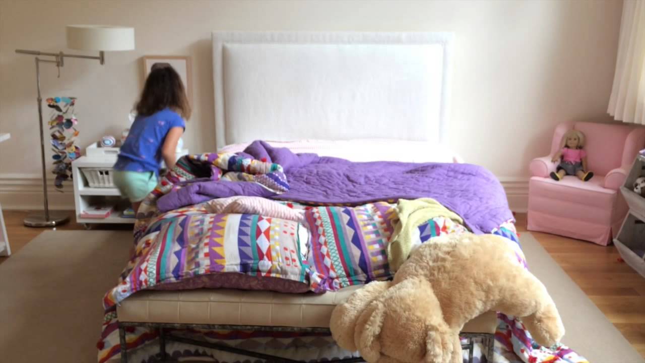 Making your bed with the Kid Who Can Chore Charts! YouTube