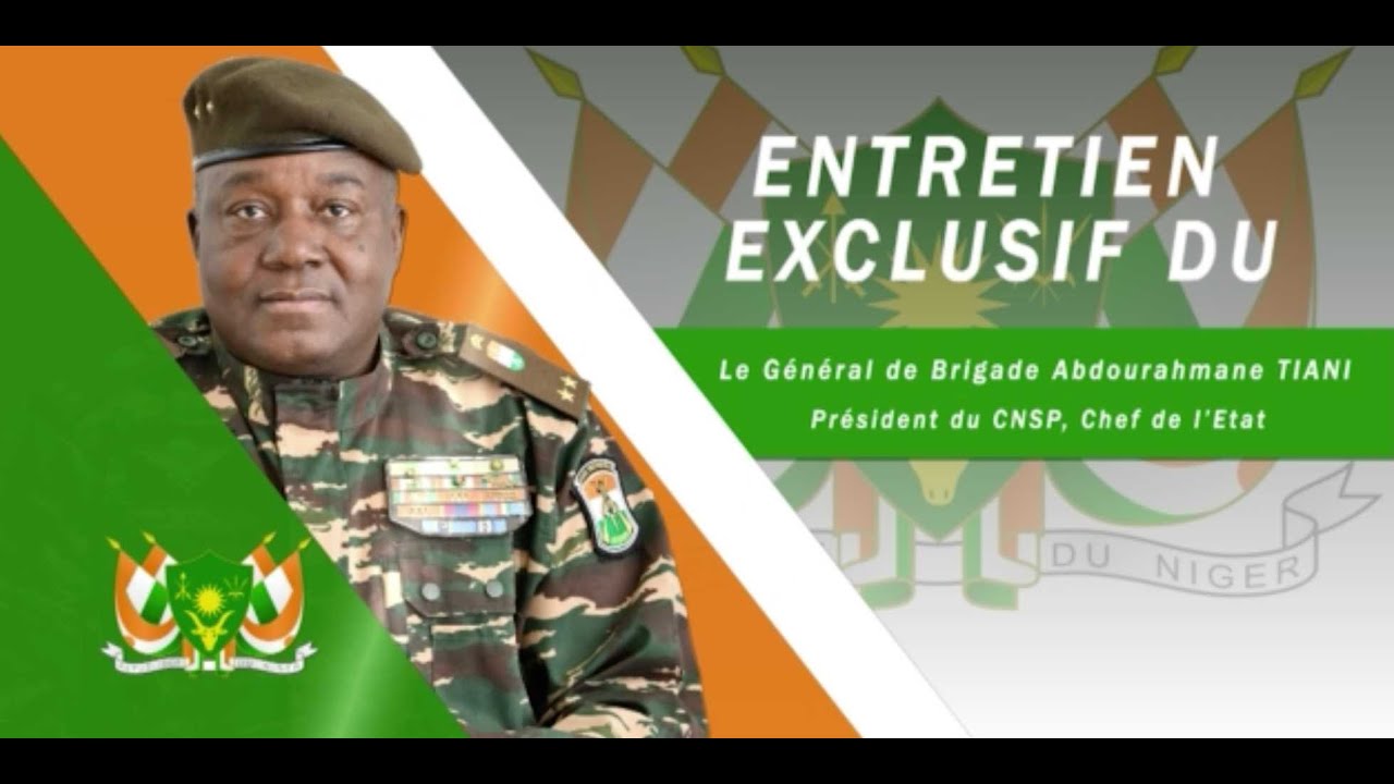 INTERVIEW INTEGRALE EN FRANCAIS DU GENERAL TIANI PRESIDENT DE LA TRANSITION DU NIGER A LA RTN