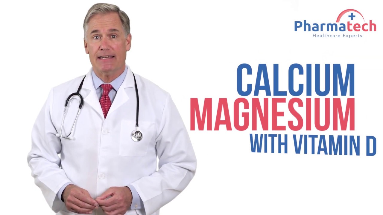 Calcium Magnesium with Vitamin D Pharmatech for Bone Growth, Mineralization and Stabilization