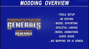 Command and Conquer Generals/Zero Hour  Modding Overview