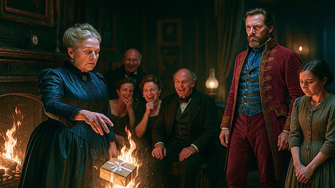 Meine Schwiegermutter warf mein Geschenk ins Feuer… bis der Herzog sie mit EINEM Satz stoppte