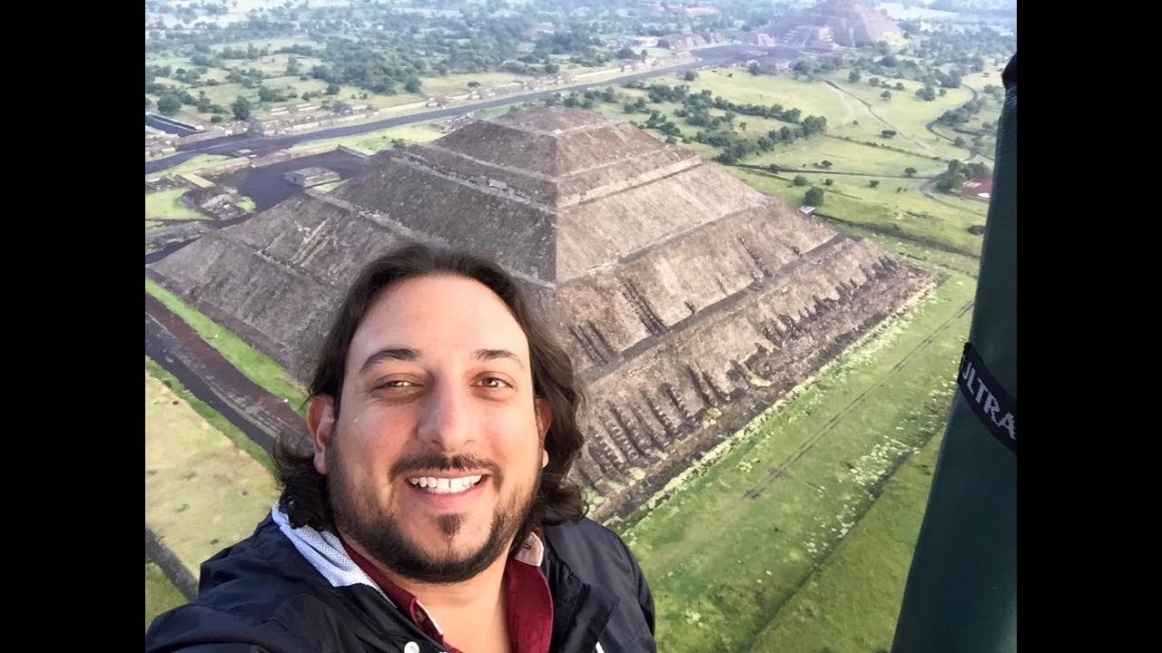 Vuelo en globo sobre pirámides de Teotihuacan - Javier Sampayo conocimiento filosofico