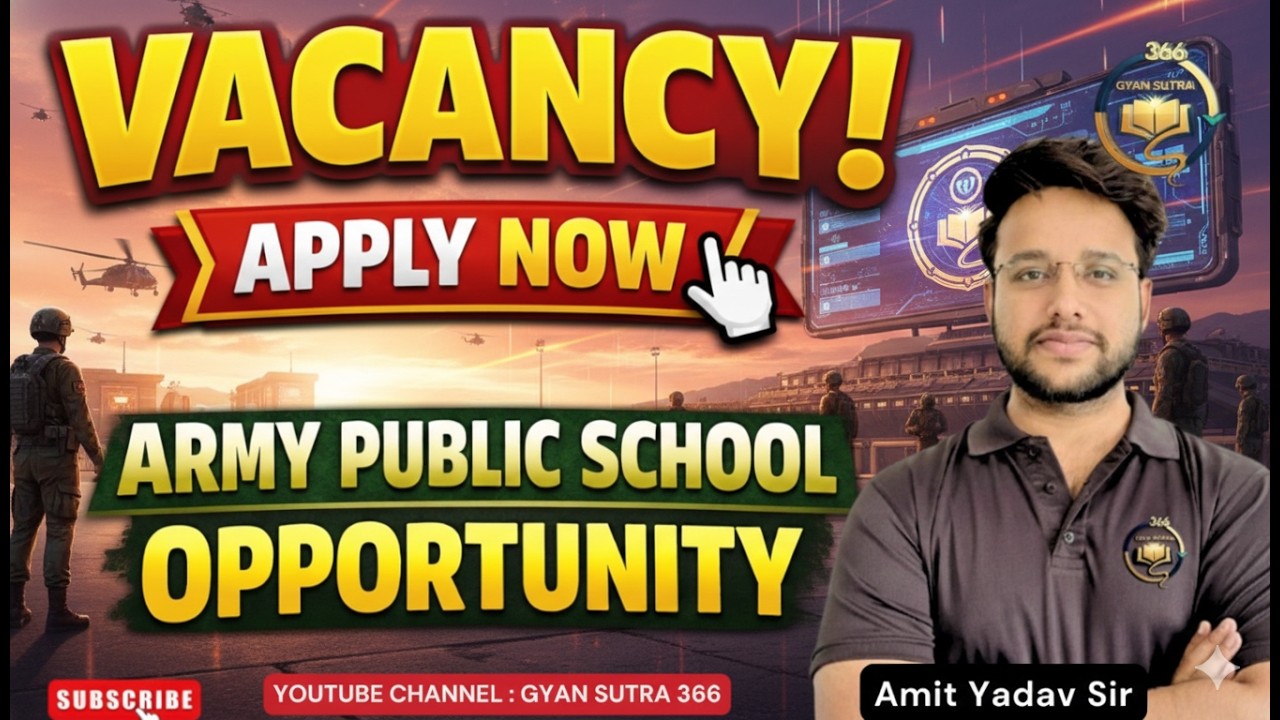 Army Public School Ranchi Vacancy 2026 | APS Ranchi Recruitment | Apply ...